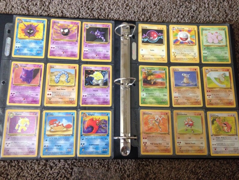 MODERATE GESPIELT Pokemon Karten komplette Set ALLE 151 / 150 Etsy
