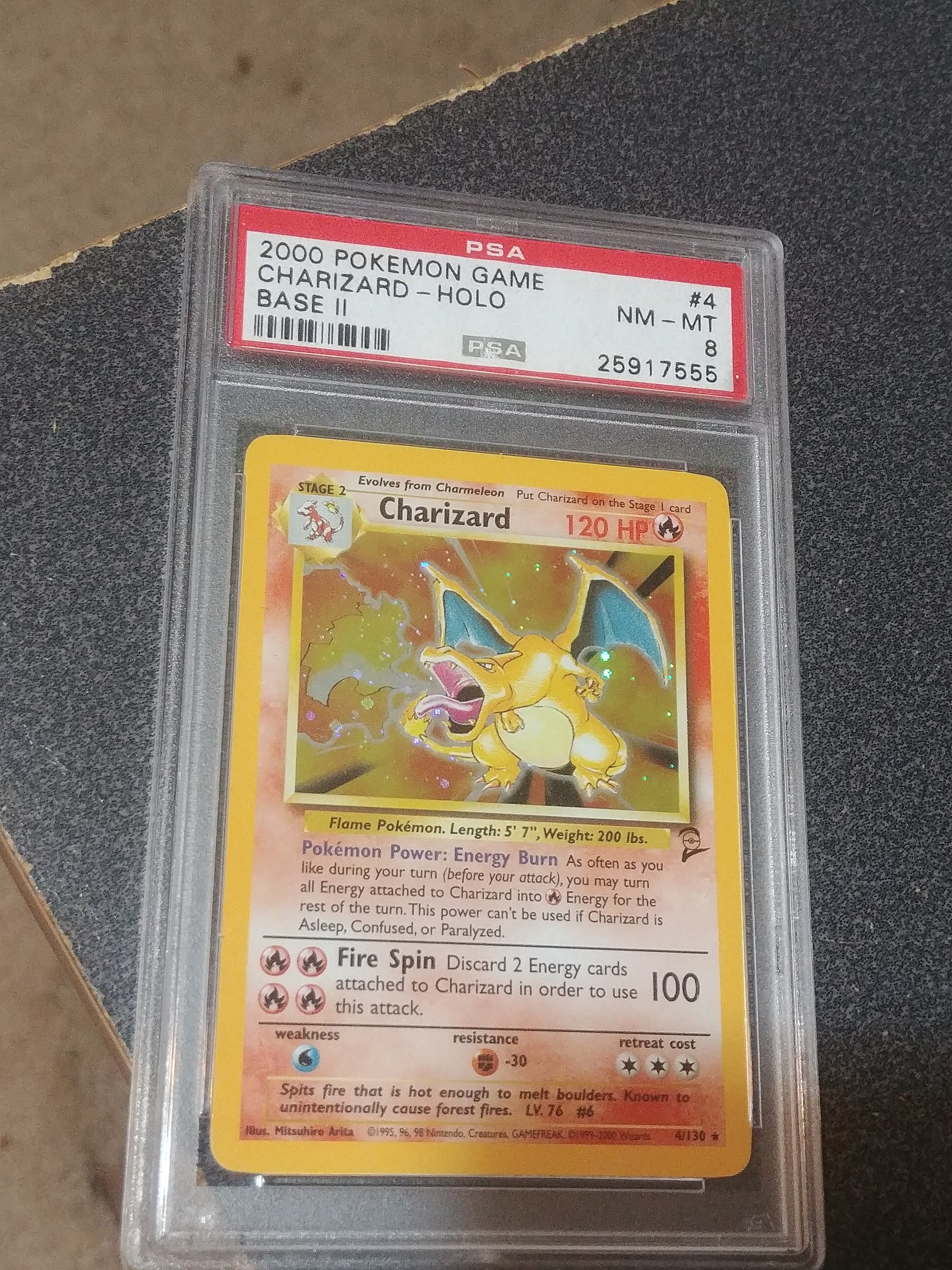 Pokemon Charizard base set 2