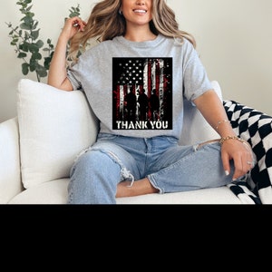 ご奉仕に感謝のTシャツ、アメリカ国旗Tシャツ、家族向けミリタリーTシャツ、感謝のメモリアル、アメリカ国旗Tシャツ、メモリアルデーシャツ
