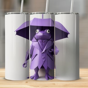 Purple Reptile 20oz Sublimation Tumbler Design, Straight and Tapered Skinny Tumbler Wrap PNG, Sublimation Design
