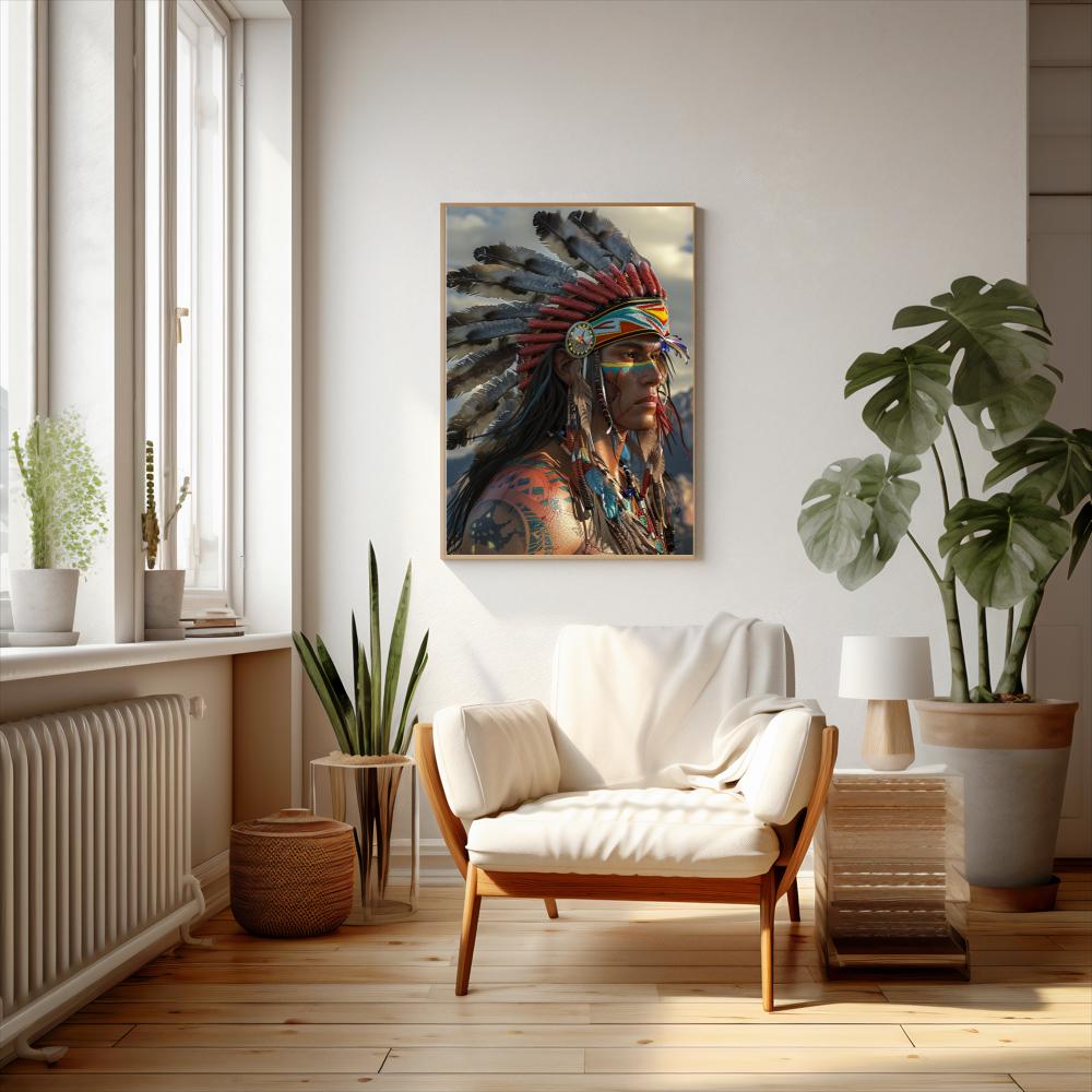 ネイティブアメリカンのチーフウォールアート、ネイティブウォール