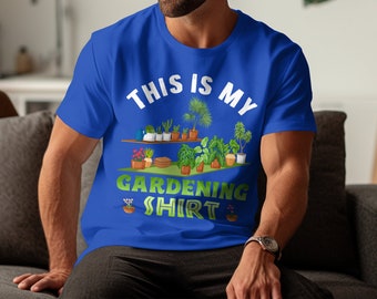 Gardening Shirt, Gardening Is My Therapy Shirt, Gardener Shirt, Plant Lover Shirt, Gardener Gift, Garden Tee, Flower Lower Shirt, Plant Tee