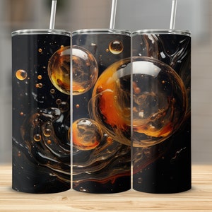 Space Fusion Void 20oz Sublimation Tumbler Design, Straight and Tapered Skinny Tumbler Wrap PNG, Sublimation Design