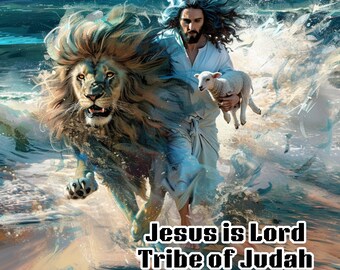 Jesus is Lord Tribe of Judah Tumbler, 20oz Sublimation Tumbler Design, Straight and Tapered Skinny PNG, Jesus and the 99, Tribe of Judah png