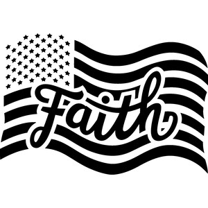 Faith US Flag Digital SVG PNG Cut, Empowerment Faith, Faith Clipart, Faith Flag, Christian Flag, Faith Design,Christian Flag svg, Faith Flag