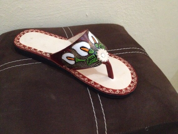 leather sandals from mexico