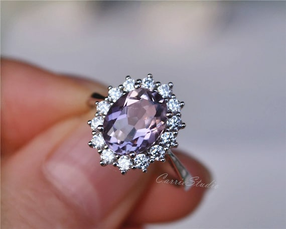 Amethyst sale ring etsy
