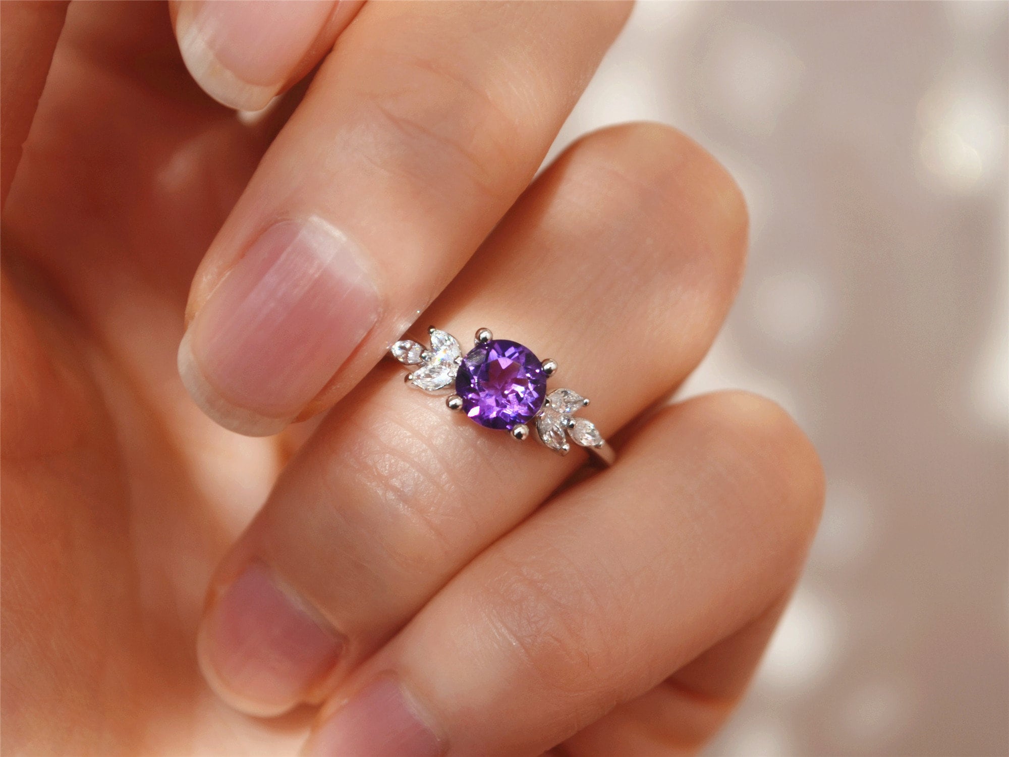 Amethyst rings shop