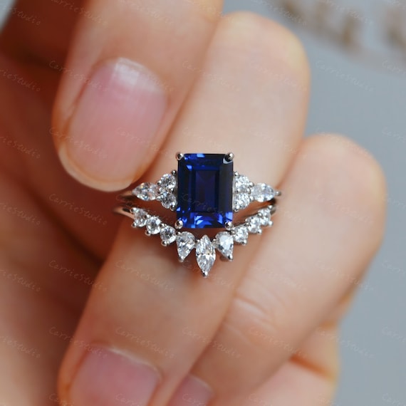 Blue clearance gem ring
