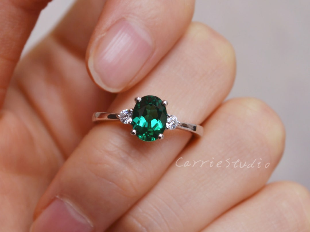 Lab Created Emerald Hydrothermal Emerald Asscher Shape | Etsy
