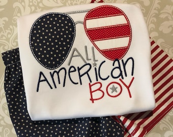 Tutti i pantaloncini di camicia e bandiera applique ragazzo americano, maglietta di giorno di indipendenza, ragazzi Fourth of July vestito, camicie patriottico ragazzi, camicie di bandiera