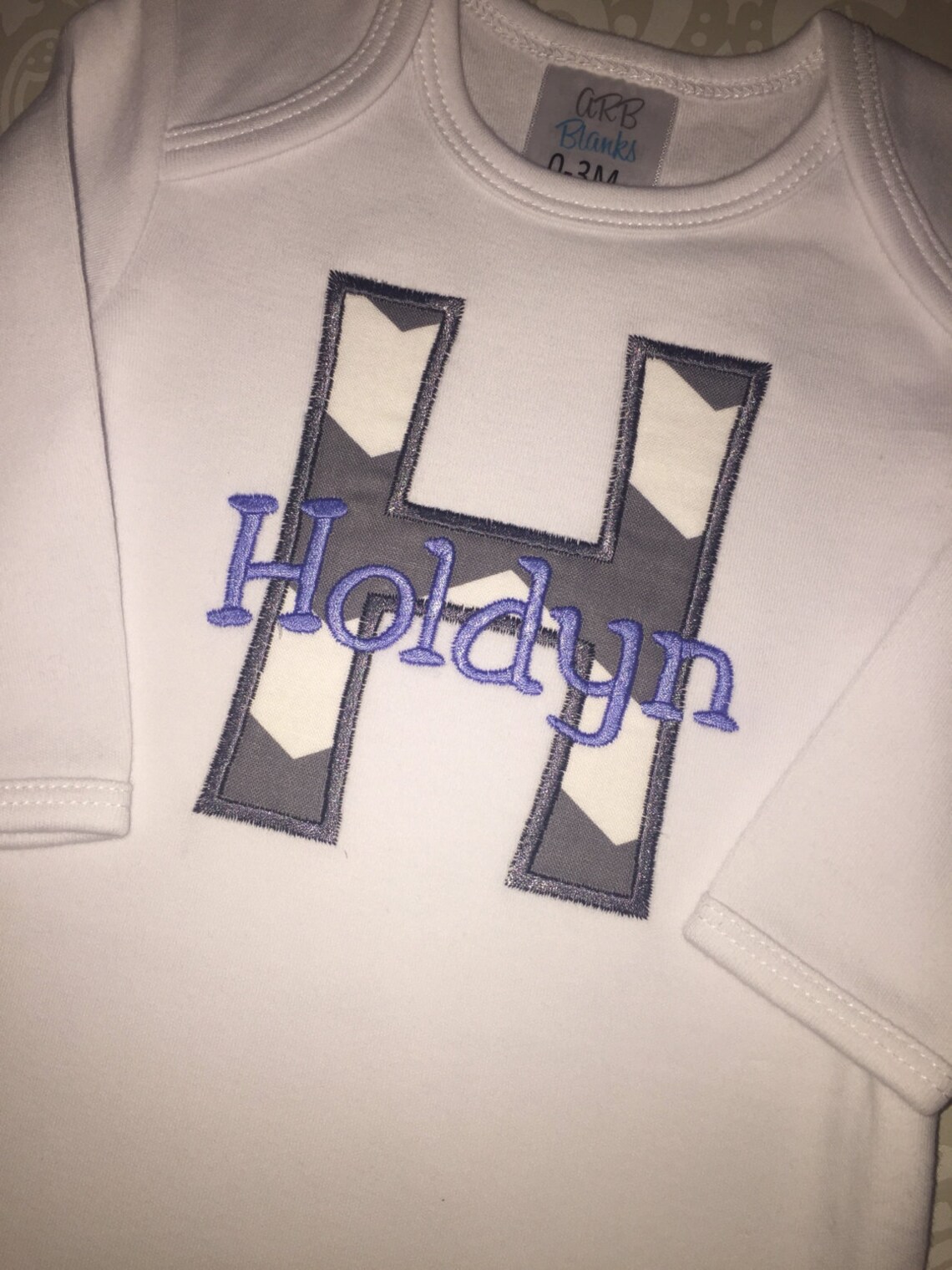 Monogrammed Infant Boy Gown Applique Monogrammed Baby Boy Etsy