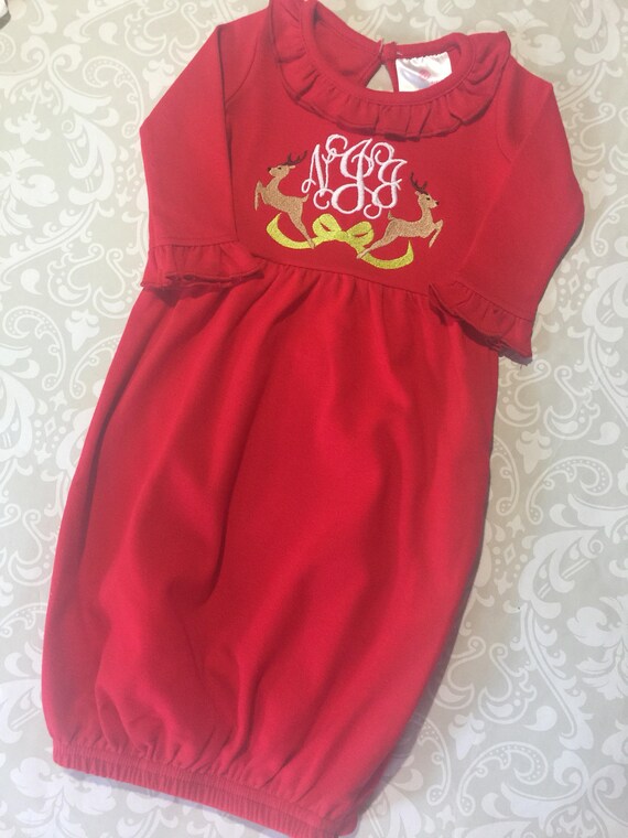 christmas baby gown