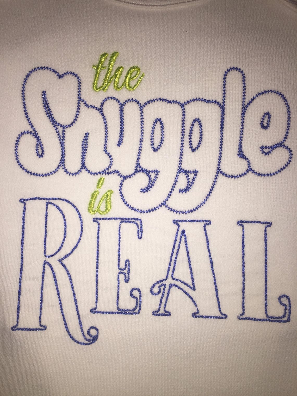 The Snuggle is Real Girl or Boy Bodysuit Embroidered Baby Etsy