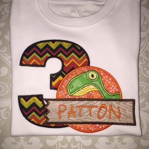 Dinosaur birthday shirt for boys
