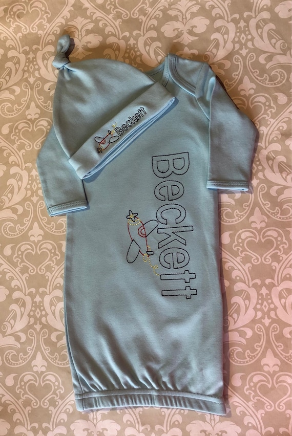 embroidered baby gowns