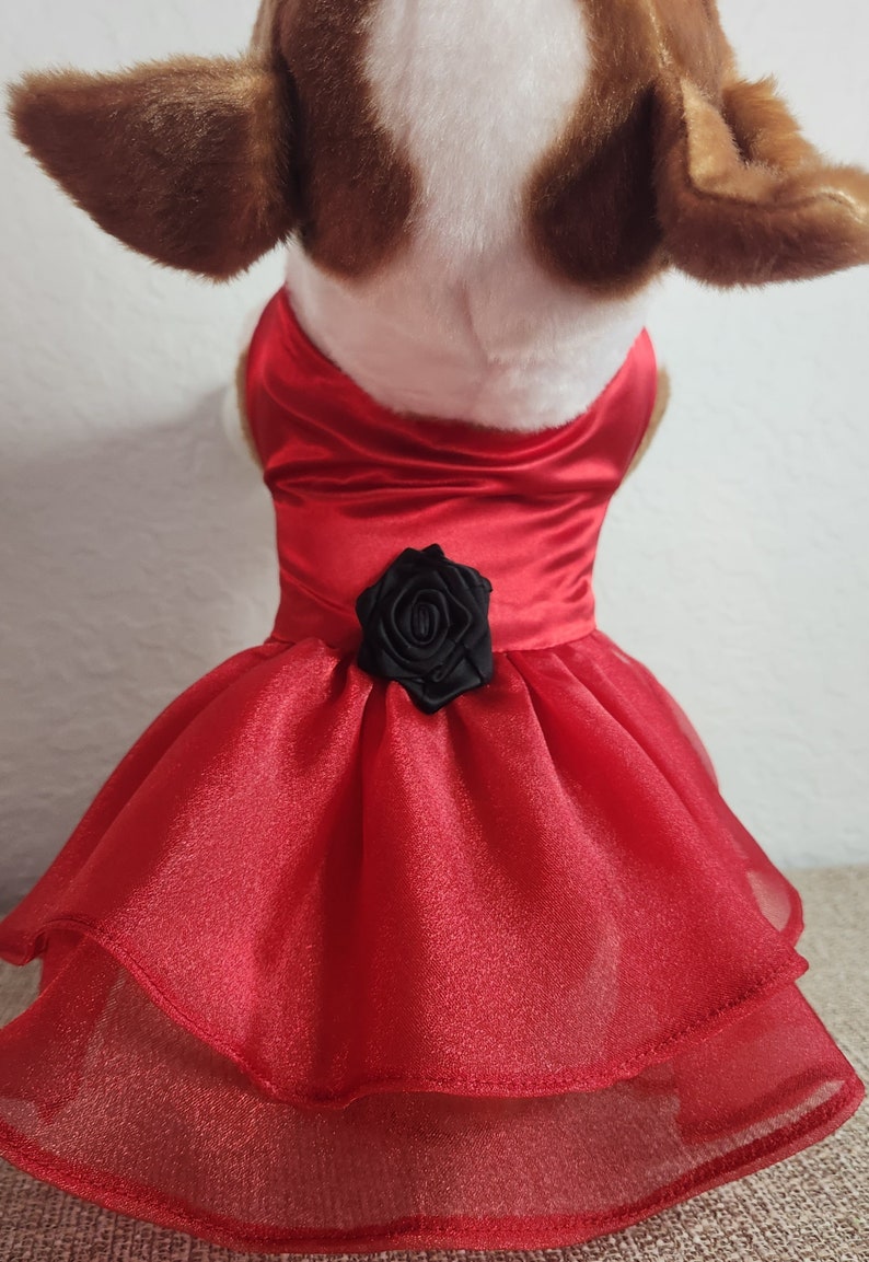 Christmas Dog Dress Holiday Dog Dress Red Lace XS To XXXL (S
