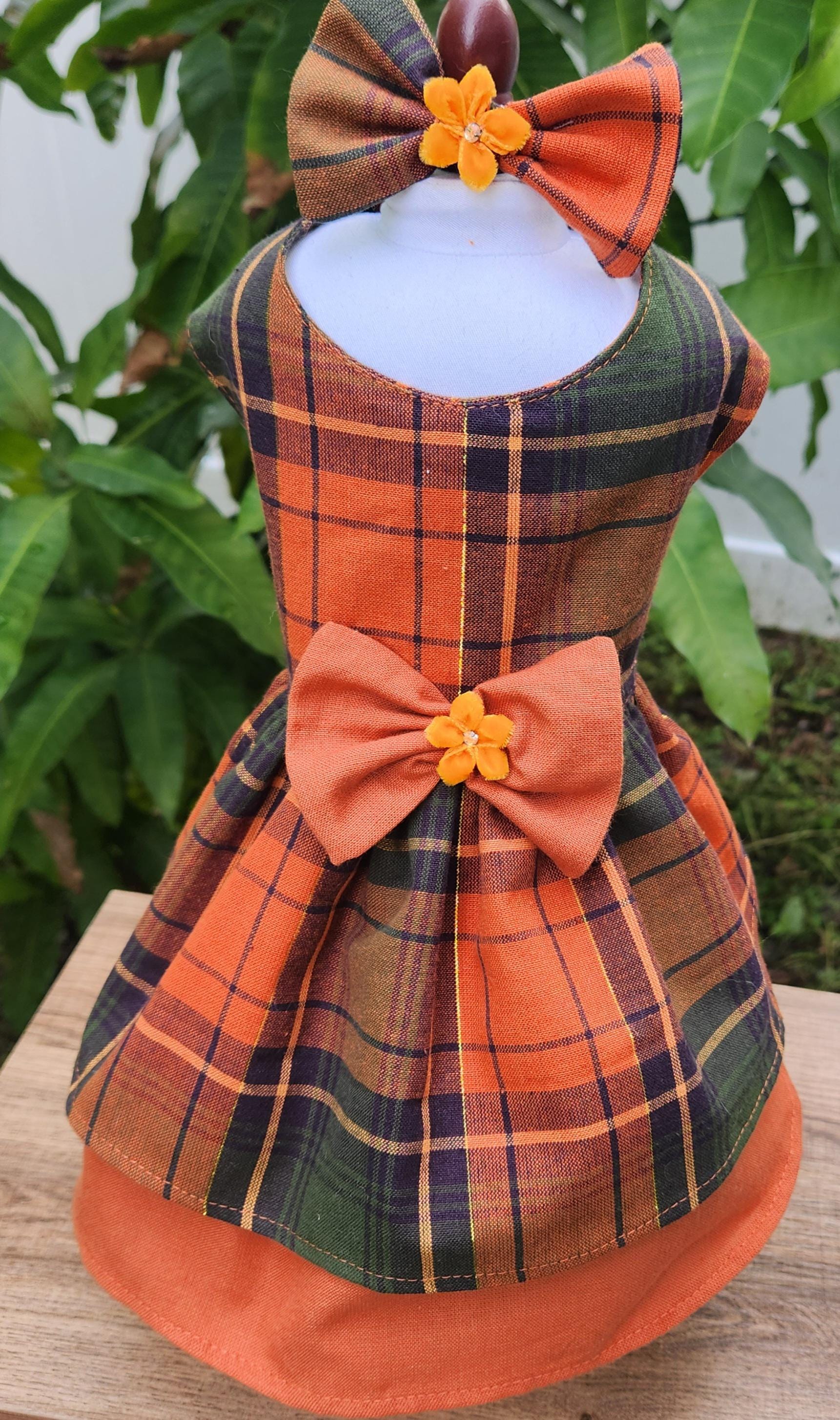 Brown Dog Dress - Etsy
