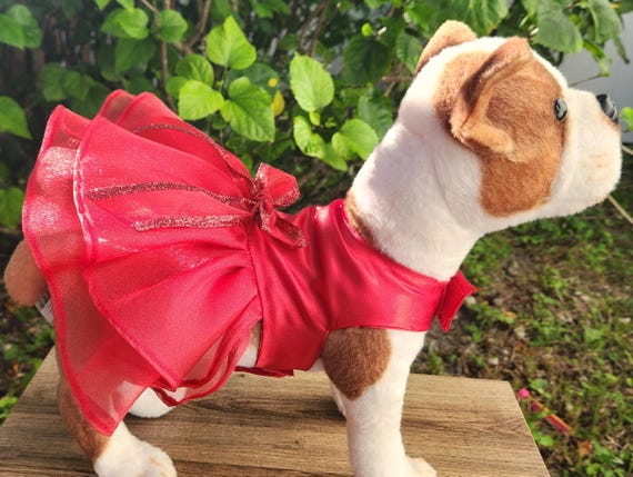 pet holiday dress Amazon.com : cyeollo Dog Dress Plaid Christmas Holiday Theme Girl Pet  Clothes with Bowtie Doggie Outfits Festival Dog Dresses for Small Dogs : Pet  Supplies