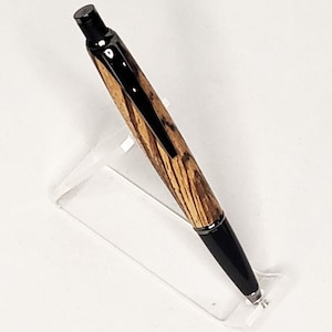Ballpoint Pen with Zebrawood