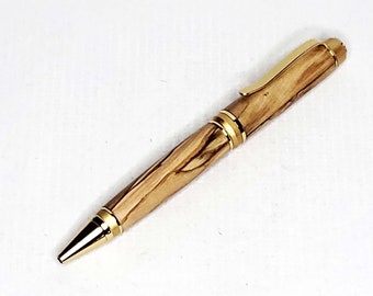 Cigar style exotic wood pens