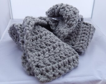 Bufanda gris - de espesor