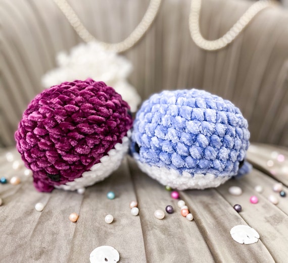 Crochet Plush Whale Amigurumi Soft Cuties Nursery/office/pillows 