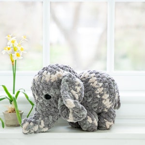 Einstein The Giant Elephant - Crochet Plush - Cute Amigurumi