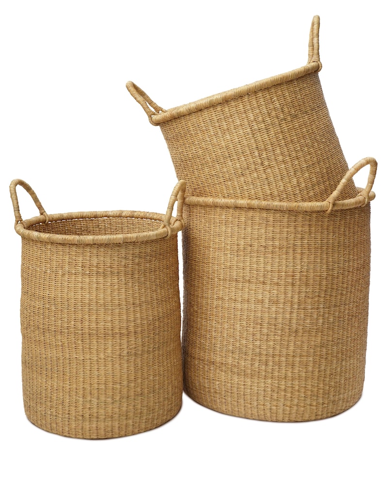 The Basket Room Veta Vera Grass Basket - Thumbnail 2