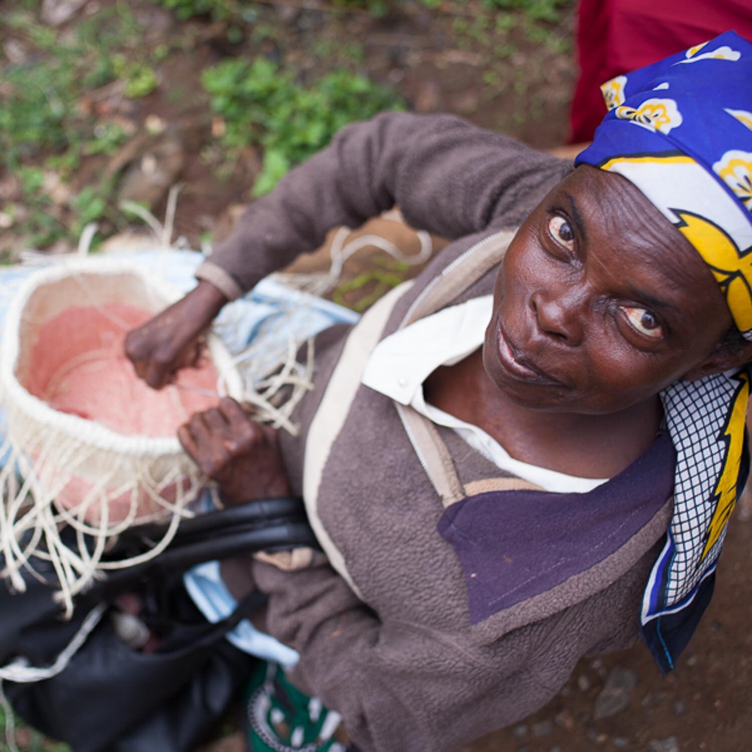 JIONI XL Dusky Pink Storage Basket. Round Handowoven Sisal Etsy