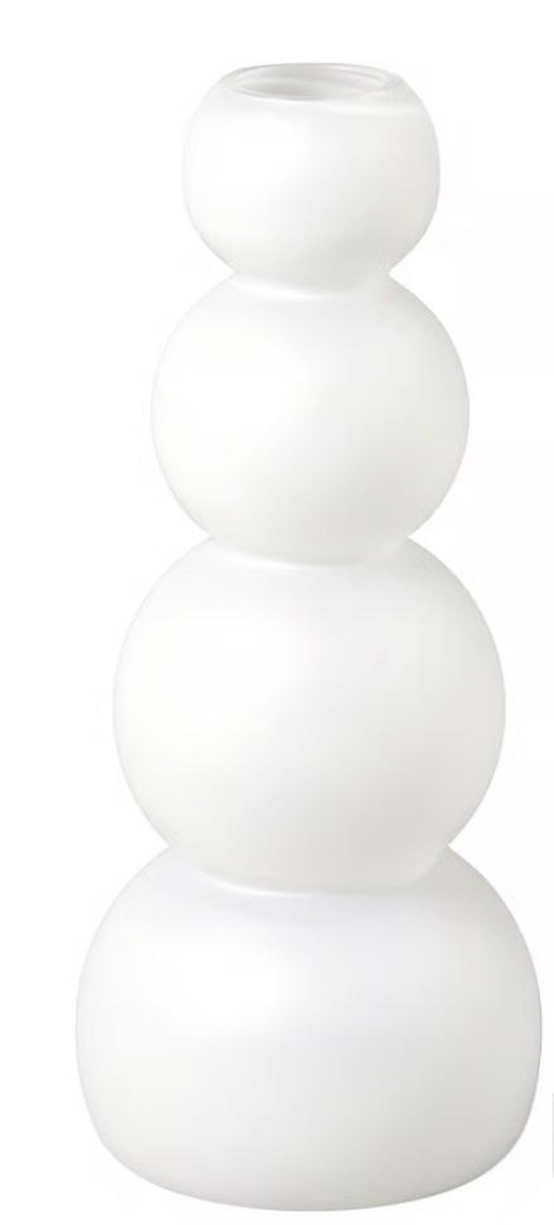 Vinterfint IKEA Vase, Frosted Glass/white-designer Lukas Bazle - Etsy ...