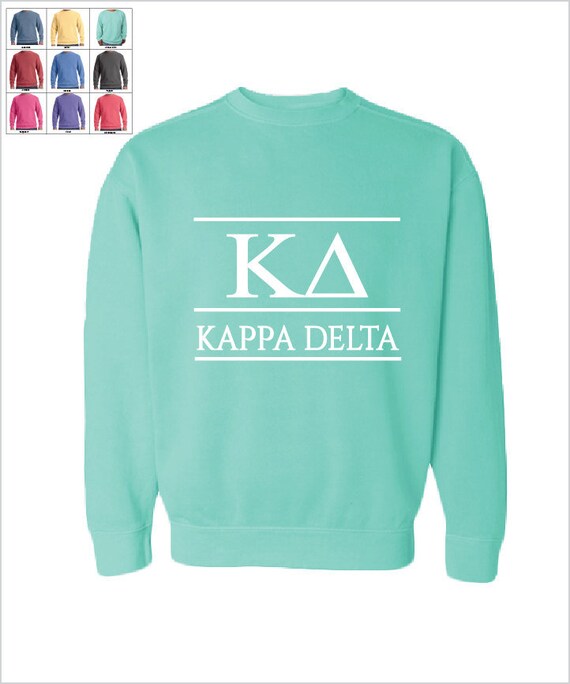 comfort colors kappa delta