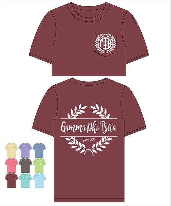 gamma phi beta apparel