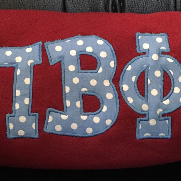 Pi Beta Phi// Pi Phi // Sorority Sweatshirt Fleece Blanket // Bid Day Gifts // Big Little Gifts // Greek Letters // Greek and Sorority Gifts