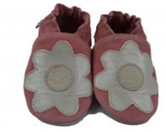 Zapatos Zapatos para niña Zapatos de baile Bombas de ballet recicladas de niñas de color rosa pálido con capullos de rosa rosa talla 13 