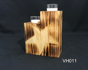 1/2 Off Holiday Sale!  Reclaimed Wood Votive Holders - Ready to Ship!