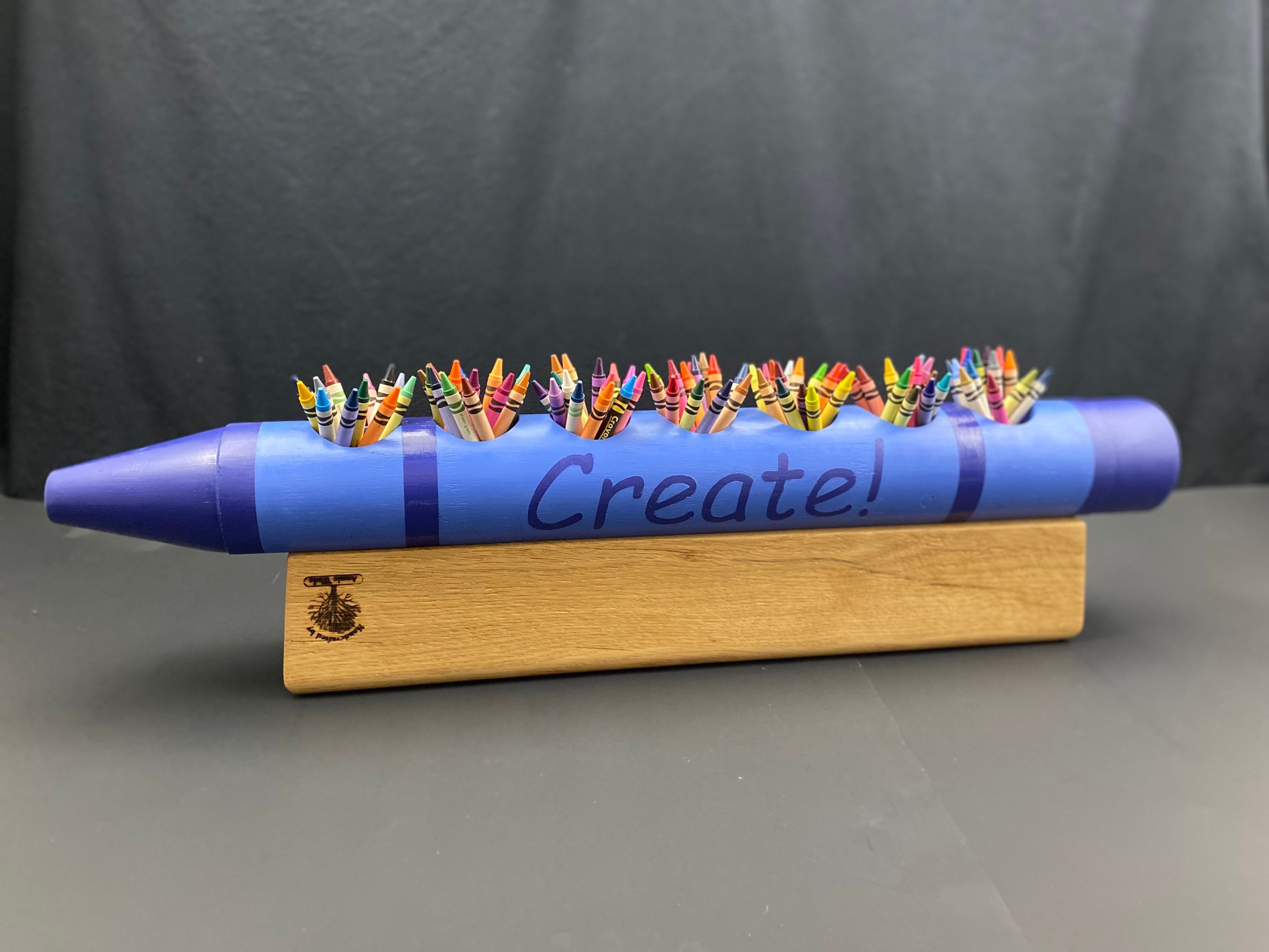Giant Crayon Prop - WhiteClouds