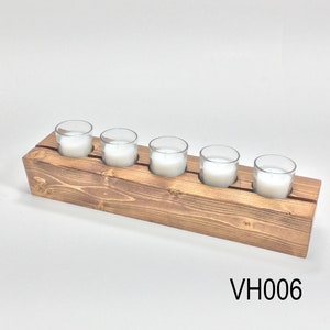 Recycled Wood Votive Holders - Ready to Ship!