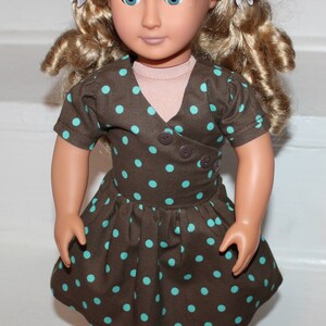 Doll Dress,1930&#39;s Style Doll Dress,18 inch Doll Dress,Doll Clothes