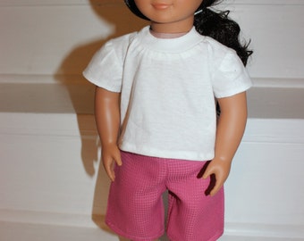 Ropa de muñeca, ropa de muñeca de 18 pulgadas, muñeca de 18 pulgadas, pantalones de muñeca, parte superior de muñeca, ropa de muñeca hecha en estados unidos, atuendo de muñeca