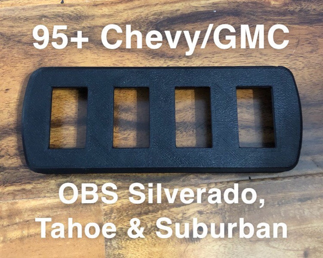 OBS Chevrolet GMC Rocker Switch Panel 4 Slots Carling ARB Style Rocker