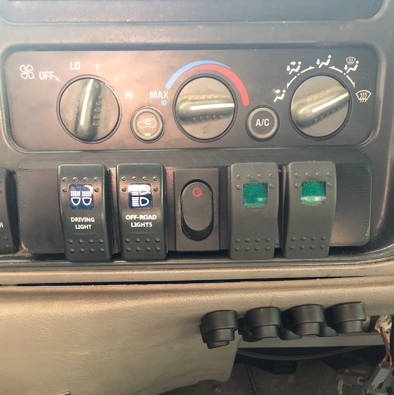 OBS Chevrolet GMC Rocker Switch Panel 5 Slots Carling ARB Etsy