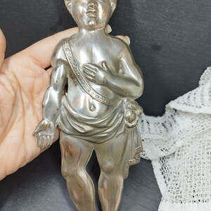 Ex voto child Grace received child Jesus antique silver Italy collections religious spirituality furnishings antique religious jewelry rare