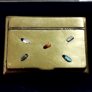 Shybayama Insect Antique Tobacco Box with Collectible Insect Inlays