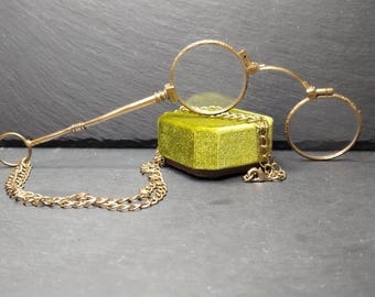 Antique Vintage 1920s Round Faux Tortoise 12K Gold Filled  display picture 3