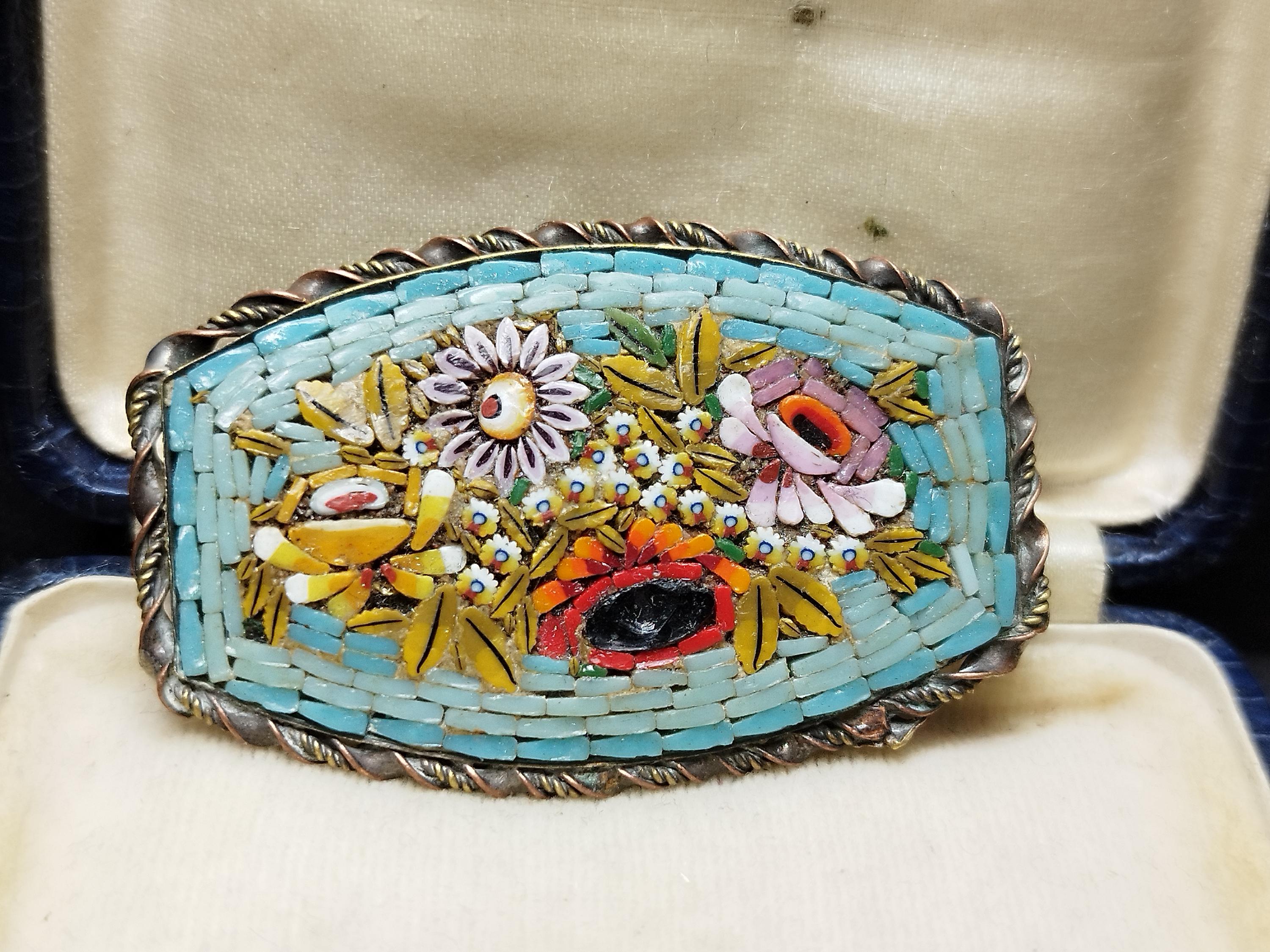 Antique micromosaic jewelry - Etsy 日本
