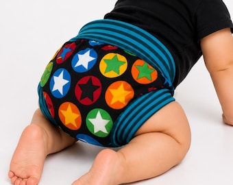 XS Preemie/0-3M / 5-10 lbs Baby Diaper Cloth Cover - Cotton Spandex Knit Assorted Unique Prints - You Choose