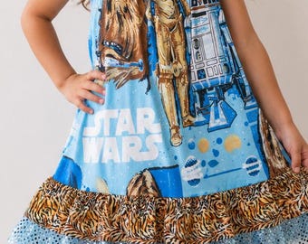 OOAK Girls' Dress Handmade Upcycled Vintage Textiles Boho Street - Assorted Prints & Sizes You Choose