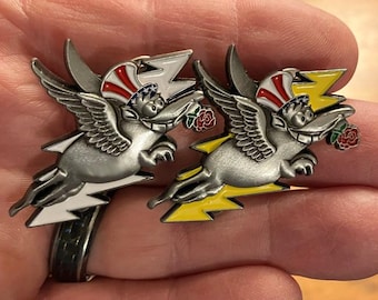 3D Wharf Rat Pin