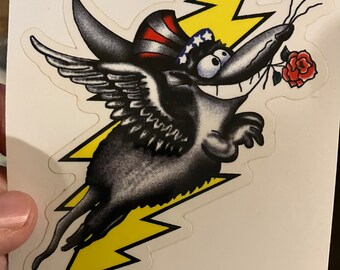 Wharf Rat Bolt sticker